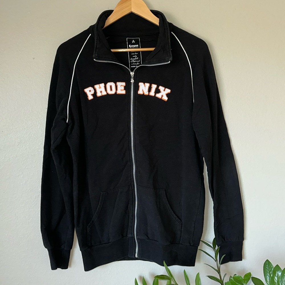 NBA PHOENIX SUNS CLASSIC FULL ZIP SWEATER - Campus Couture Brand.